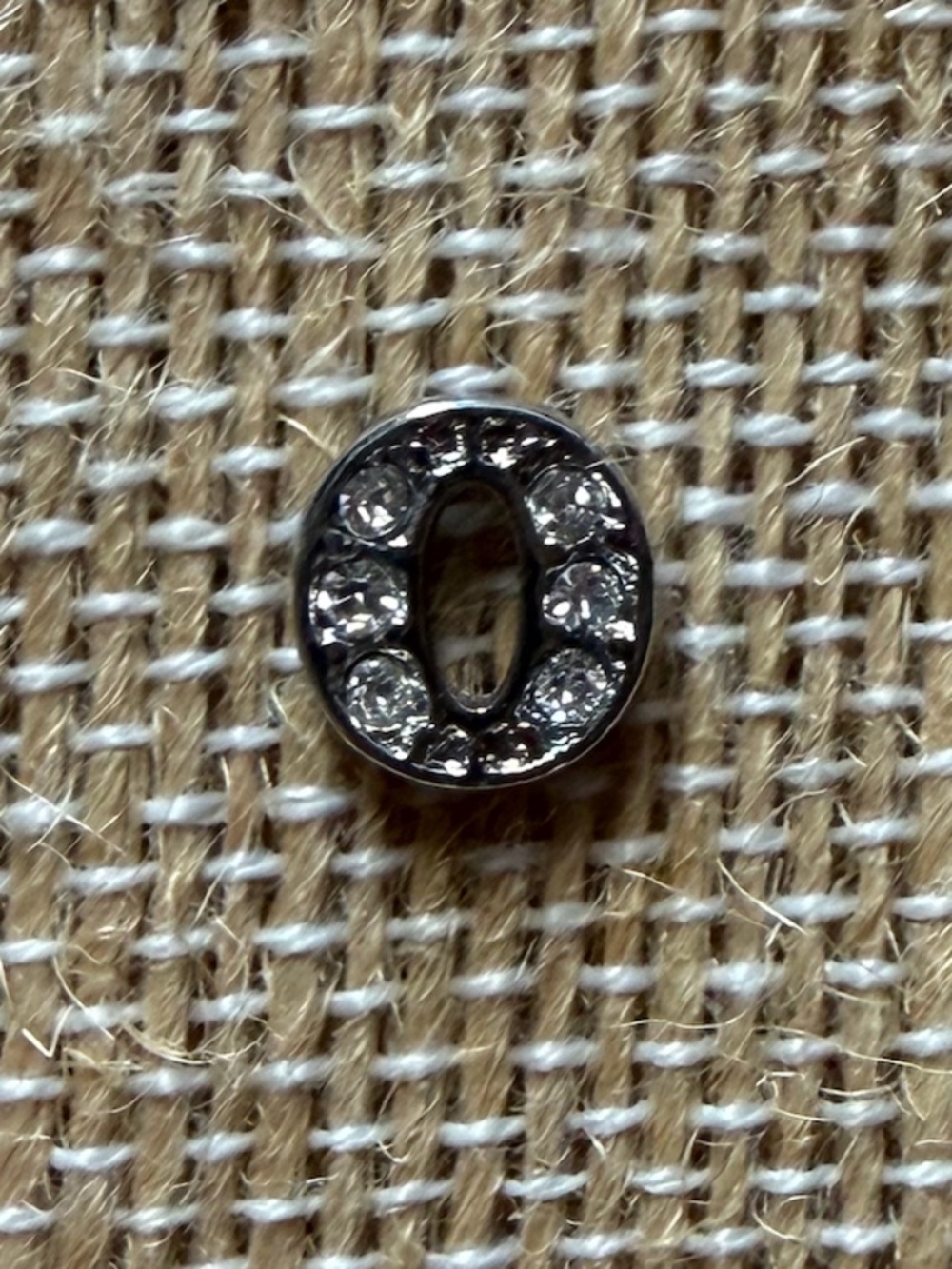 Silver Letter O